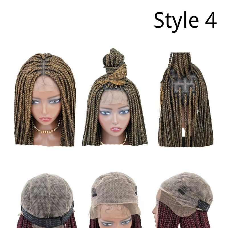 Full Lace Braid Wigs 36 Inches Long For Black Women  Braids Lace Wigs Synthetic Hair