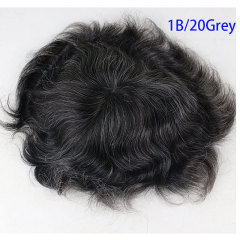#1B mix 20%grey hair