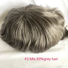 #3 mix 60%grey hair