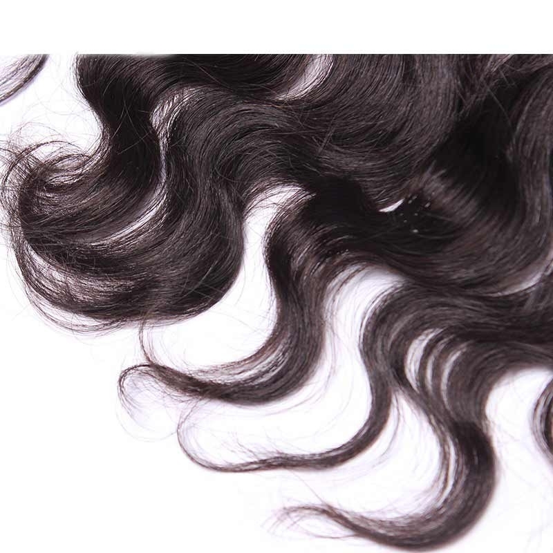 Good Lace Frontals,Body Wave Brazalian Remy Hair Ear To Ear Lace Frontal Closure 13x4 inchs Natural Color