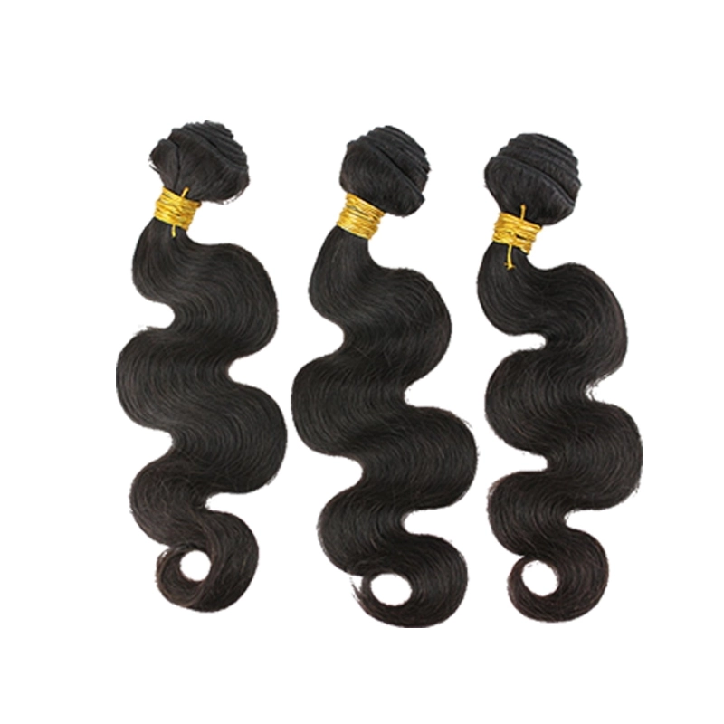 Body Wave 5x5 Lace Closure Brazilian Remy Baby Hair With Bundles Human Hair Natural Color