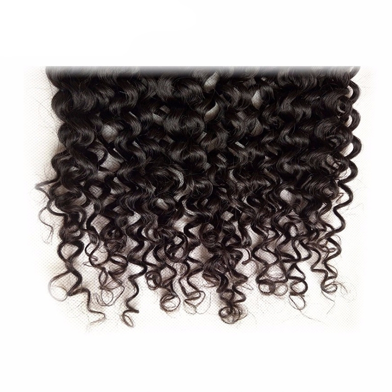 13x4 Malaysian Curly Hair Lace Frontal Closures 1 Piece Ear to Ear Free Part Closure