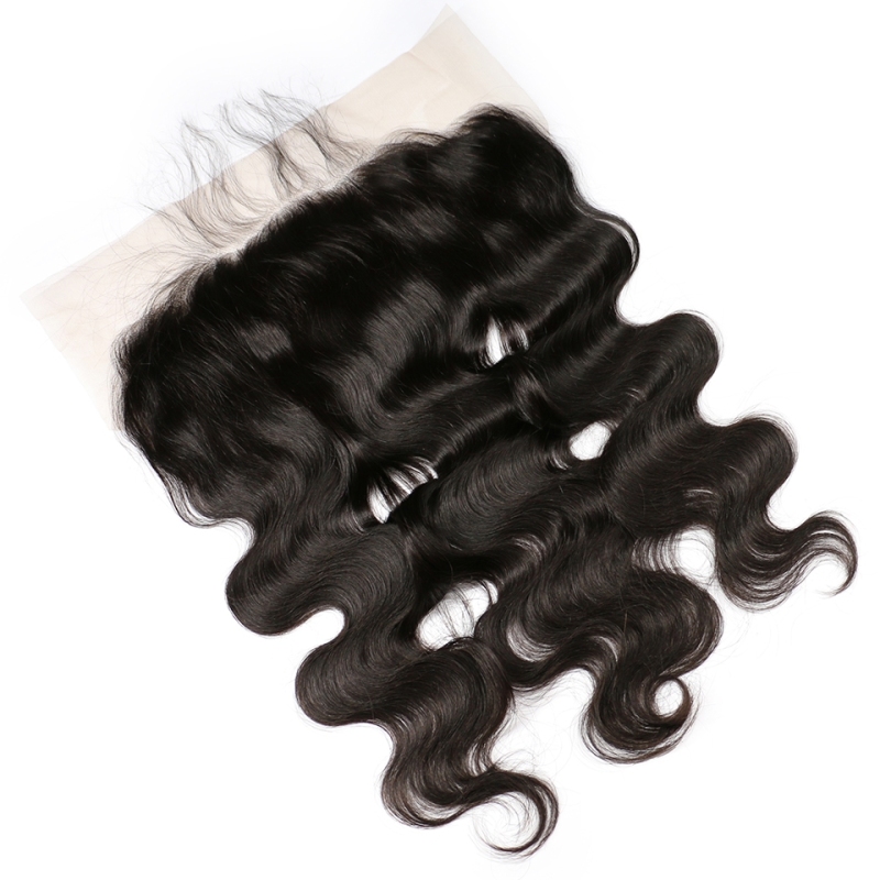 Body Wave 13x6 Ear To Ear Lace Frontal Closure With Baby Hair Pre Plucked Human Hair Brazilian Remy Hair Bleached Knots