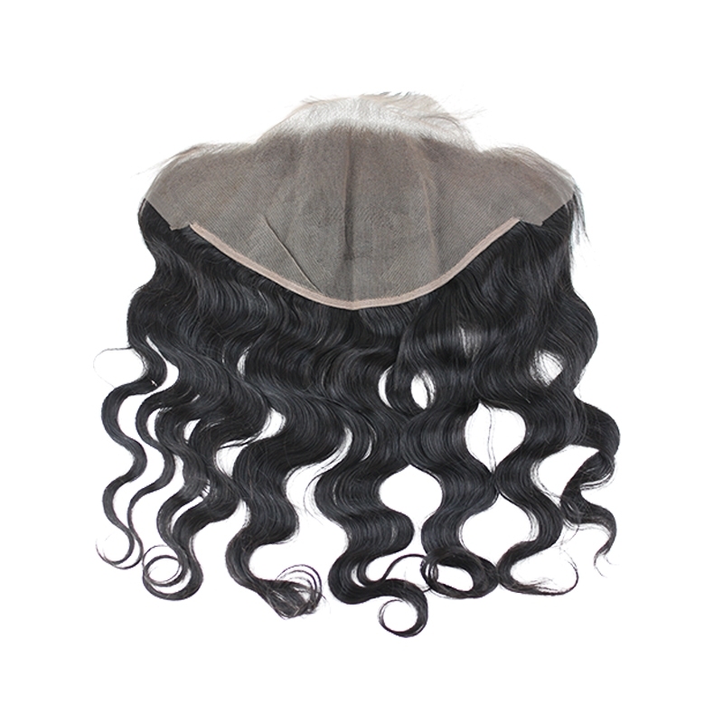 Pwigs Hair Body Wave 13x6 Lace Frontal Closure With Bundles Nature Hair