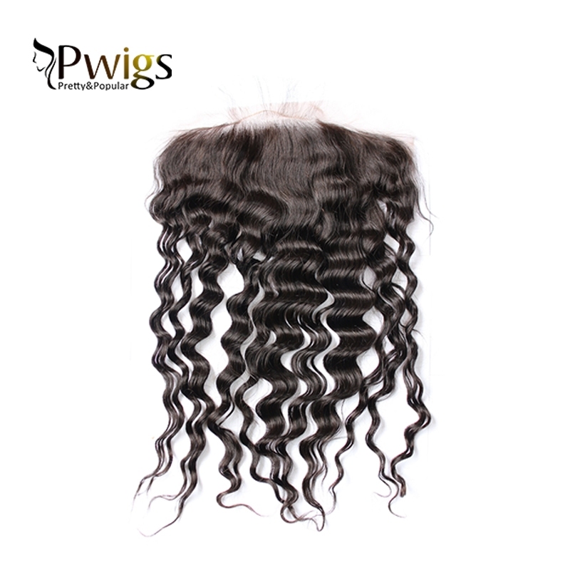 Brazilian Remy Hair Bundles With Frontal Loose Deep Wave 3 Bundles With 13x6 Lace Frontal Closure Human Hair