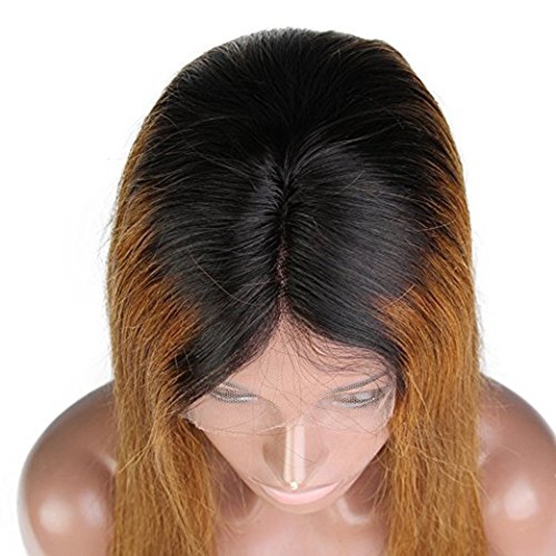 Brazilian Human Ombre 1bt/30 Lace Front Wigs for Women Hair Wigs With Baby Hair