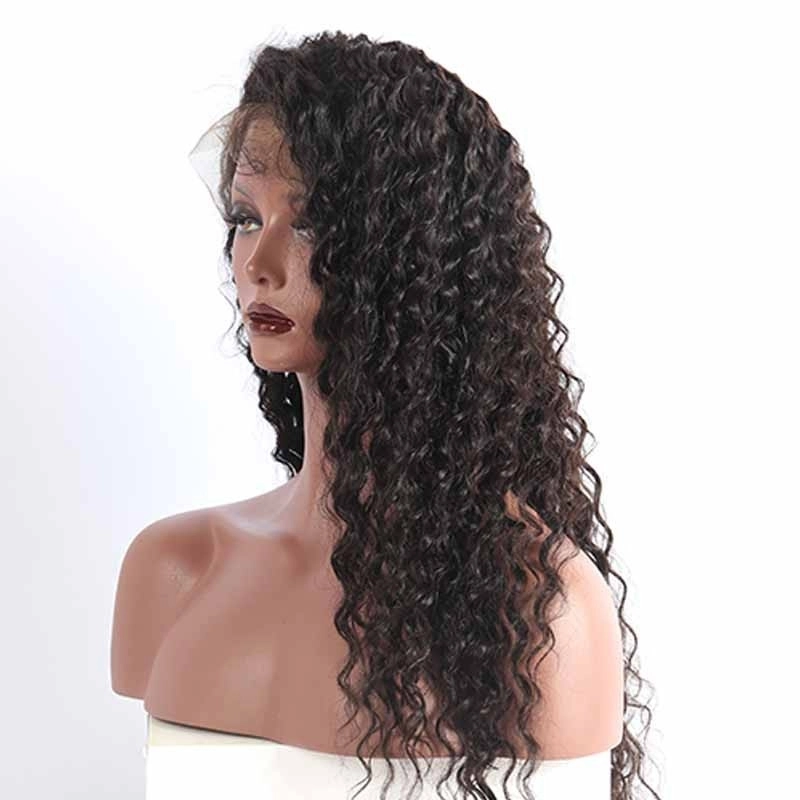 lace front wigs Deep Wave Human Hair Wigs 180% Density Wigs Pre-Plucked Natural Hair Line