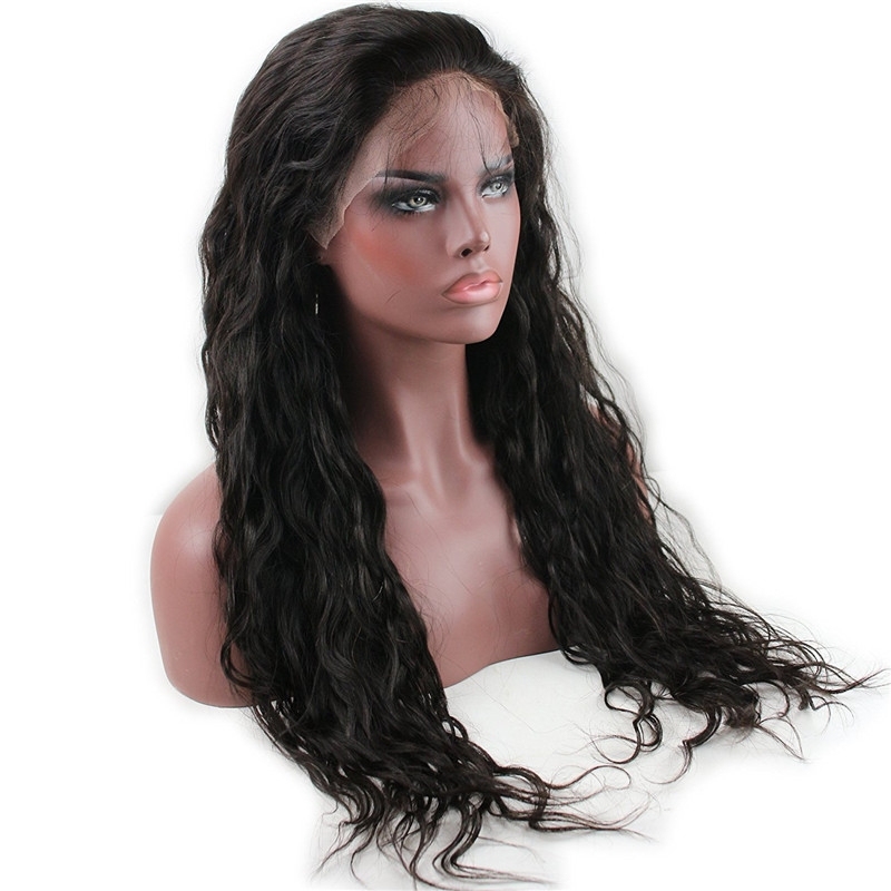 Lace Front Human Hair Wigs Natural Wave Brazilian Remy Human Hair Glueless Human Hair Lace Front Wig with Baby Hair for Black Women