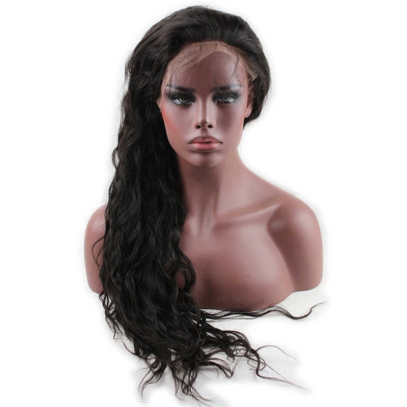 Lace Front Human Hair Wigs Natural Wave Brazilian Remy Human Hair Glueless Human Hair Lace Front Wig with Baby Hair for Black Women