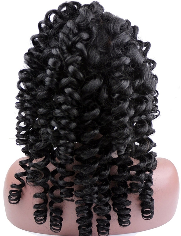 Spring Curly Brazilian Hair Wigs for Women Real Natural Hair Wigs 10-26