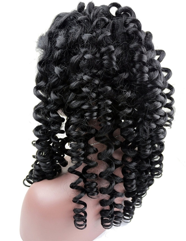 Spring Curly Brazilian Hair Wigs for Women Real Natural Hair Wigs 10-26