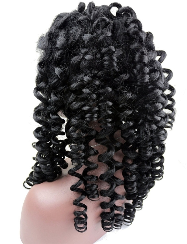 Spring Curly Brazilian Hair Wigs for Women Real Natural Hair Wigs 8-24