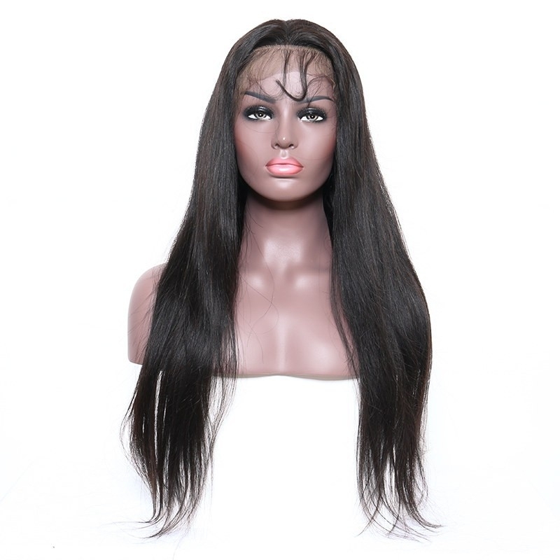 Brazilian Lace Front Wigs Straight 130% Density Wigs Natural Pre-Plucked Hairline Unprocessed Hair