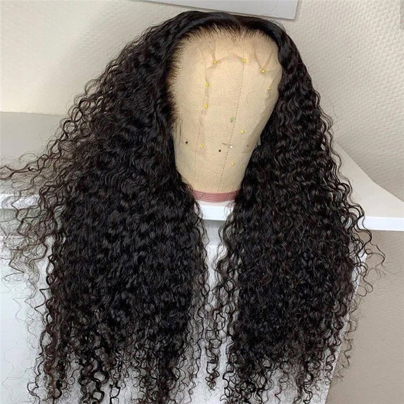 Water Wave Lace Front Wig Pre Plucked Human Hair Wigs 28 30 32inch Long Brazilian Lace Front Human Hair Wigs For Women