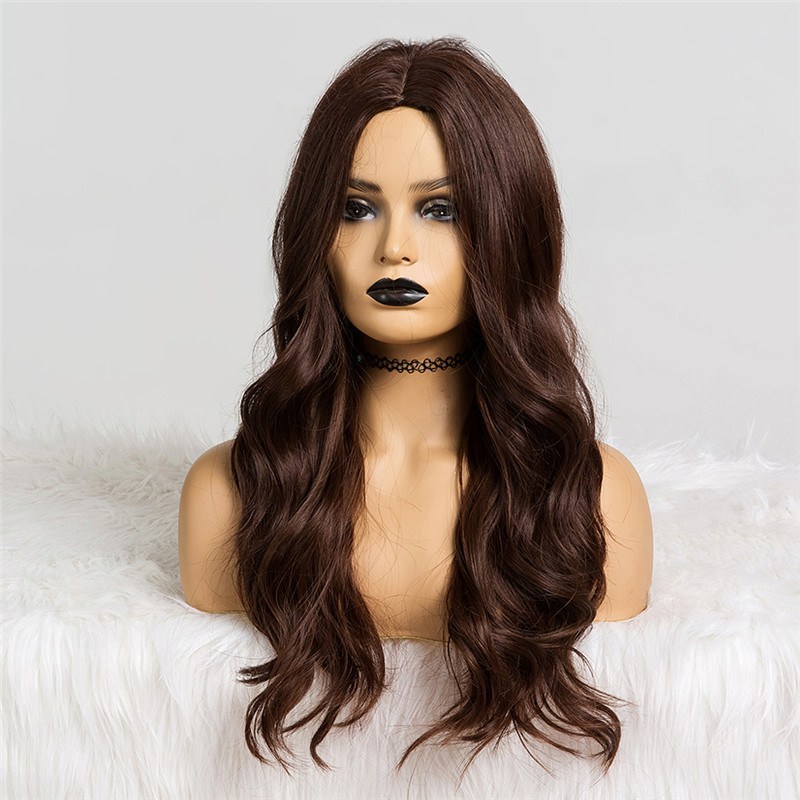 8-28inch 13x6 Dark Brown Lace Front Human Hair Wigs Body Wave Brazilian Remy Closure Wig #2 Brown Lace Front Wig Bleached Knots