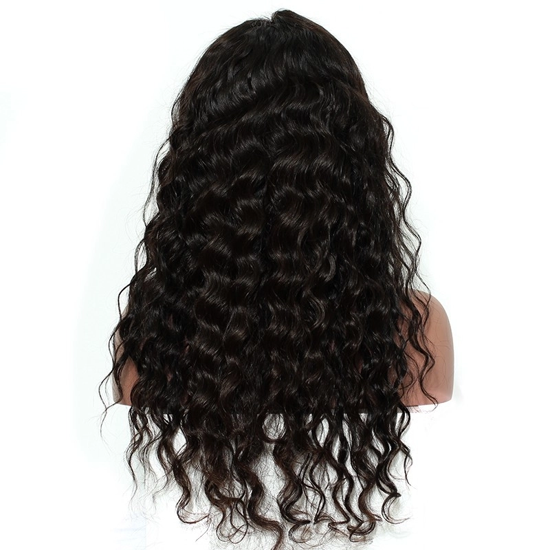 human hair wig stores Pre-Plucked Natural Hair Line 150% Density Wigs Loose Wave Lace Front Ponytail Wigs