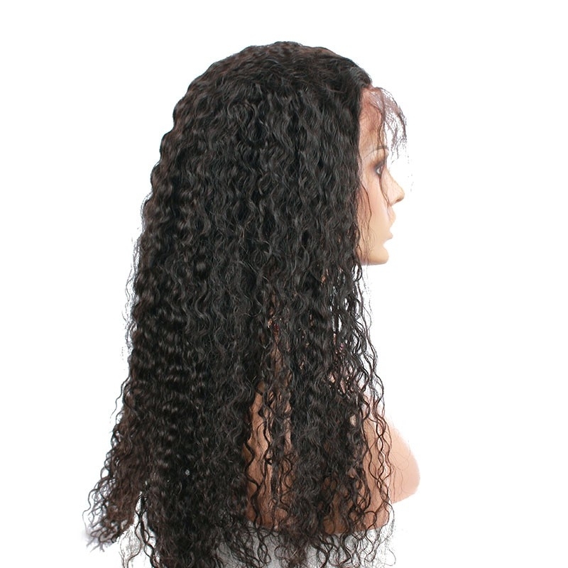 Water Wave 180% Density Brazilian Wigs Natural Hair Line black human hair wigs