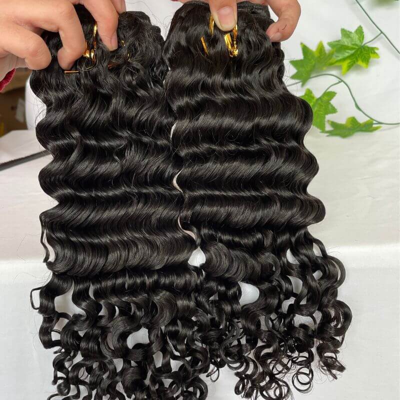 Burmese Curl Indian Virgin Pwigs Human Hair Bundles Weft Hair Weave Bundles 10A Hair Curly Human Hair Extensions