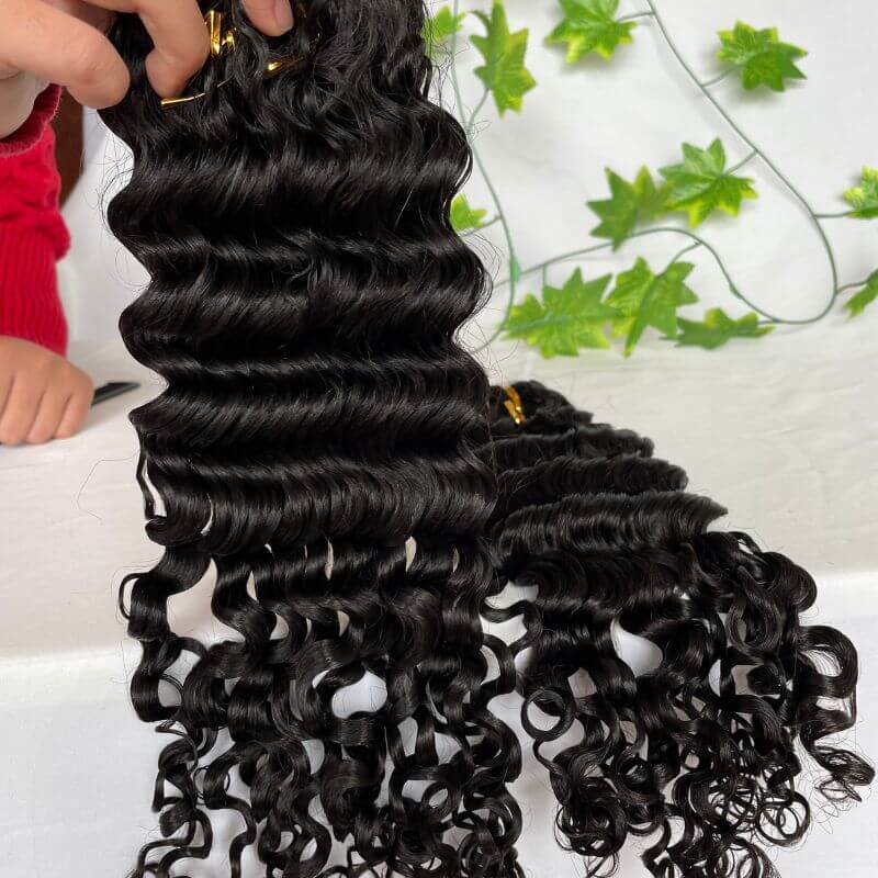 Burmese Curl Indian Virgin Pwigs Human Hair Bundles Weft Hair Weave Bundles 10A Hair Curly Human Hair Extensions