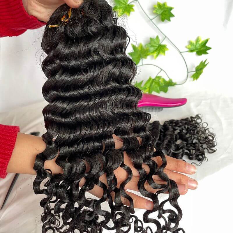 Burmese Curl Indian Virgin Pwigs Human Hair Bundles Weft Hair Weave Bundles 10A Hair Curly Human Hair Extensions
