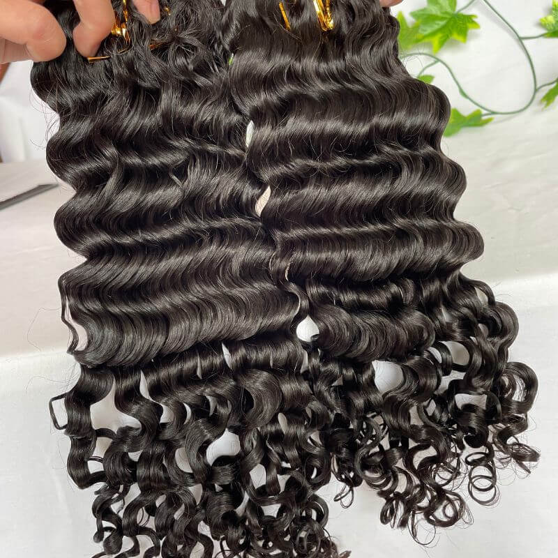 Burmese Curl Indian Virgin Pwigs Human Hair Bundles Weft Hair Weave Bundles 10A Hair Curly Human Hair Extensions