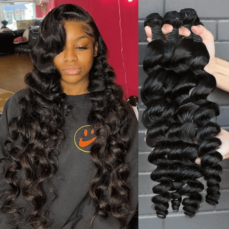 12A Virgin Brazilian Cuticle Aligned Hair Loose Wave  Cheap 100% Raw Virgin Brazilian Human Hair Bundles 3 Pcs Hair Bundles Hair Weft