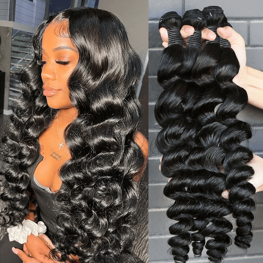12A Virgin Brazilian Cuticle Aligned Hair Loose Wave  Cheap 100% Raw Virgin Brazilian Human Hair Bundles 3 Pcs Hair Bundles Hair Weft