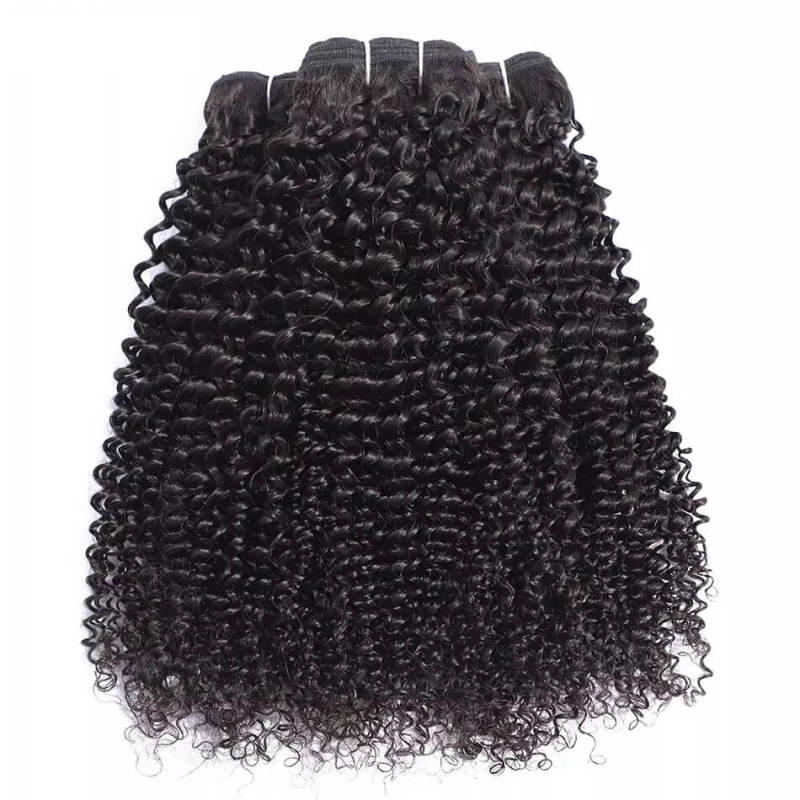 4B/4C  Kinky Curly Burmese 100% Remy Hair Extension Human Hair Weft Unprocessed Virgin Cheap Human Weave 3 Bundle