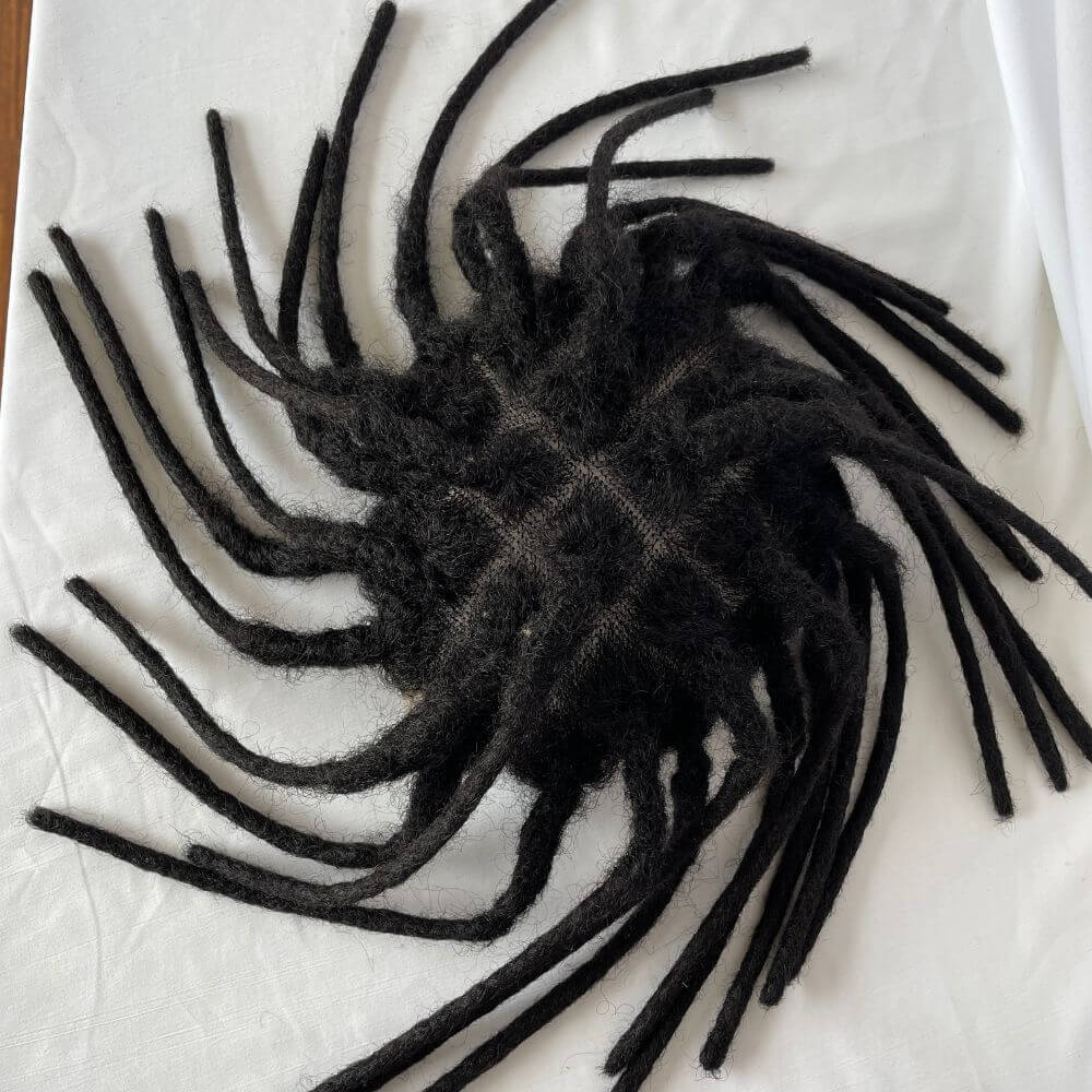 8 Inch 8x10 Transparent Full Swiss Lace Base Afro Dreadlock Extensions Toupee For Men Extensions Human Hair Dreadlock Hairpieces Replacement System