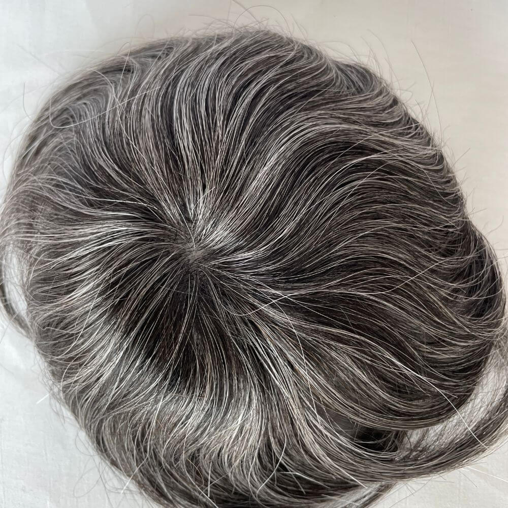 Side Or Back Hair Patches 8x8 cm Full Skin PU Base Toupee For Men Covering Bald Spots On Head Sides Or Back