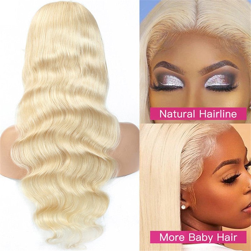 613 Wig Body Wave T Part Lace Wig Human Hair Pre Plucked Transparent Lace Wig For Black Women