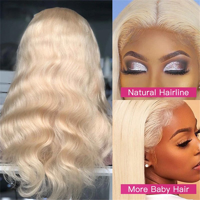 613 Honey Blonde Body Wave 13X6 Hd Lace Wigs Human Hair Wigs For Women Pre Plucked