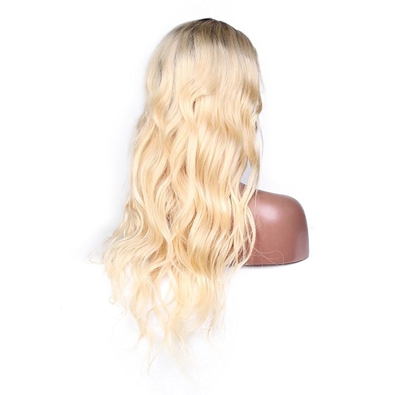 Body Wave 1bT/613 Ombre Blonde Lace Front Wigs For Women Indian Human Hair With Baby Hair