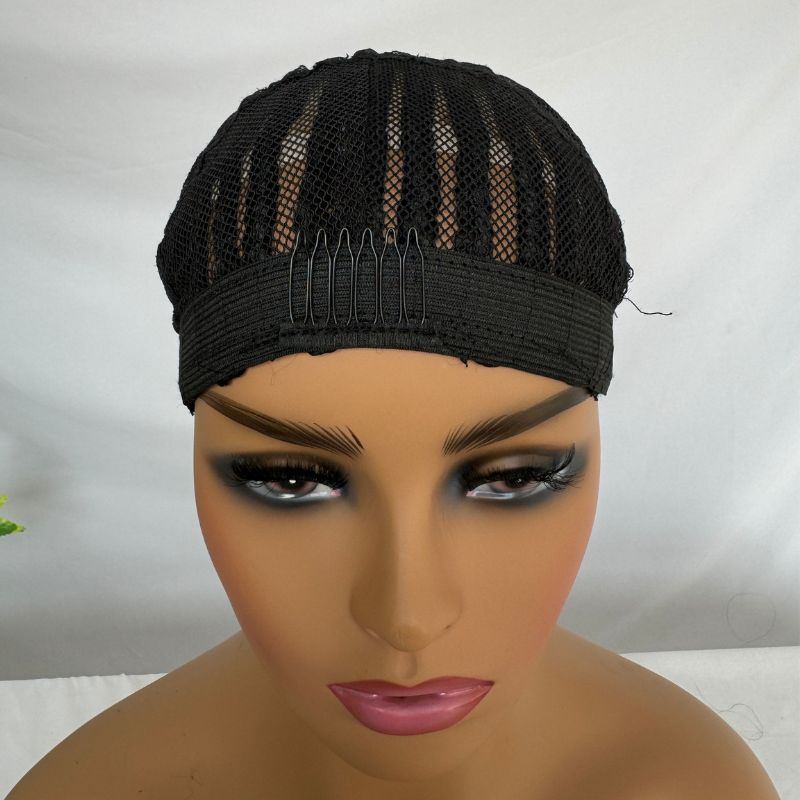 Cornrows Cap Synthetic Hair Braided Wig Caps Crotchet  For Easier Sew In Caps for Making