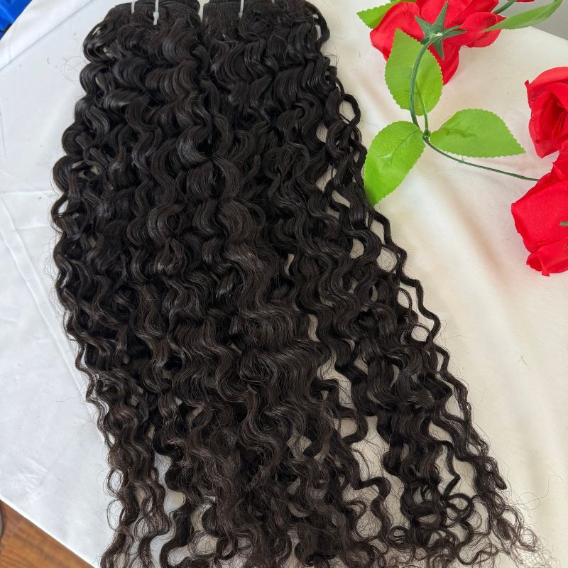 12A Deep Curly Raw Burmese 100% Human Hair Extension Burmese Curly Human Hair Weft Unprocessed Virgin Human Weave 3 Bundle