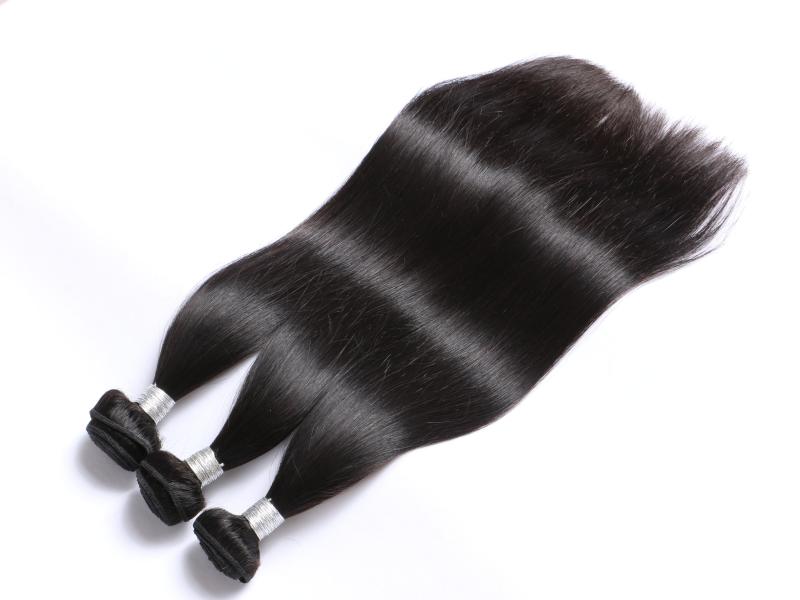 Benita Hair Top Quality  Natural Color Straight Virgin Human Hair Bunldes 3pcs Pack