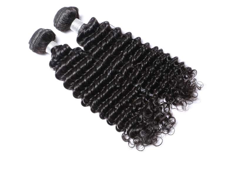 Benita Hair Premium Virgin Human Hair Bundles Natural Color Deep Curly Hair 2pcs Pack