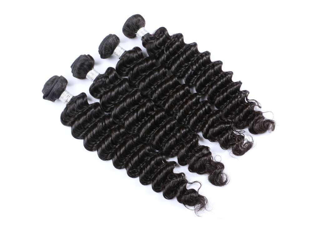 Benita Hair Top Quality  Natural Color Virgin Human Hair Bunldes Deep Wave Hair 4pcs Pack
