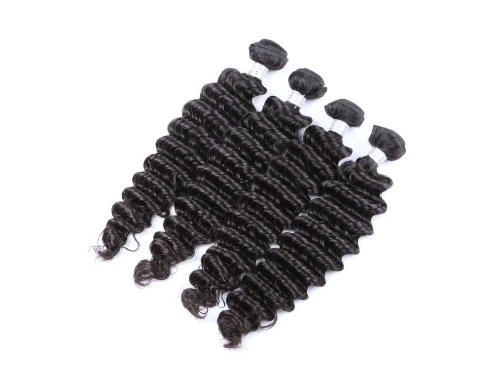 Benita Hair Top Quality  Natural Color Virgin Human Hair Bunldes Deep Wave Hair 4pcs Pack