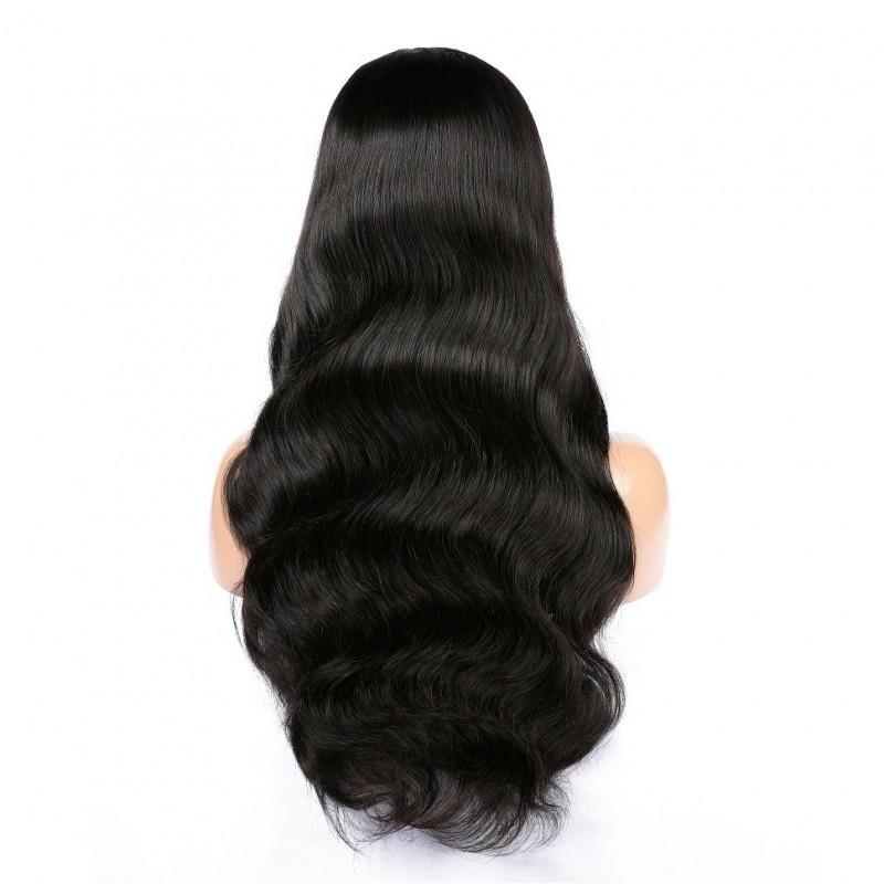 Benita Hair Gluless Pre-plucked Natural Hairline Body Wave 13x6 Clear lace Human Hair Front Wig 150%, 180%, 200%