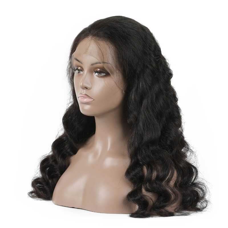 Benita Hair Quality 13*6 Lace Front Wig Natural Black Loose Wave Hair HD Lace Wigs