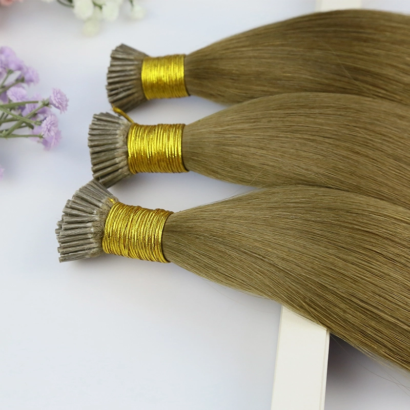 Benita Hair Color 6# Ash Brown Tip Human Hair Extension Quality Pre-bonded Tip Hair extension