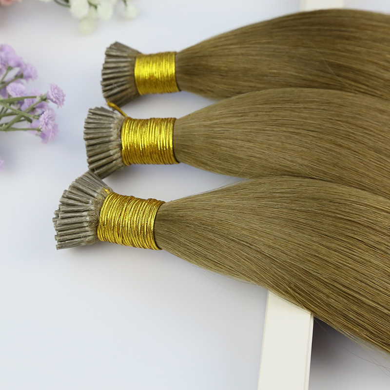 Benita Hair Color 6# Ash Brown Tip Human Hair Extension Quality Pre-bonded Tip Hair extension
