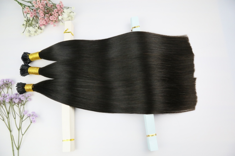 Benita Hair Premium Quality Tip Hair Extension I Tip Pre-Bonded Hair Extension Natural Color Hair