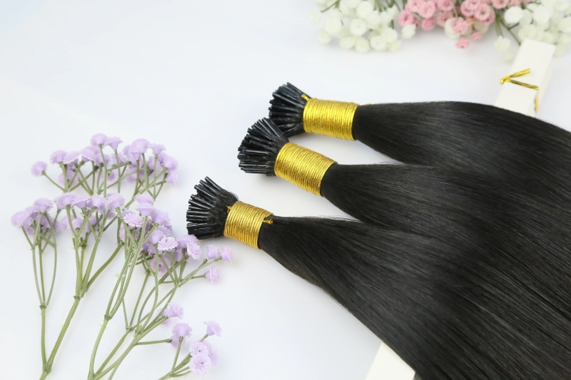 Benita Hair Premium Quality Tip Hair Extension I Tip Pre-Bonded Hair Extension Natural Color Hair