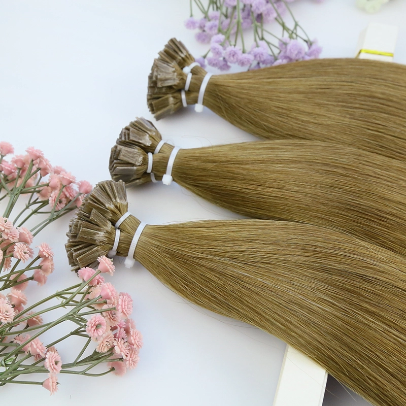 Benita Hair Color 6# Ash Brown Tip Human Hair Extension Quality Pre-bonded Tip Hair extension