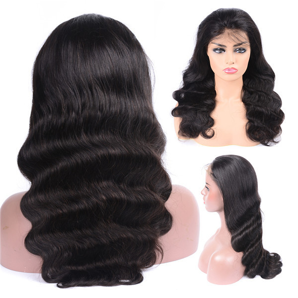 Benita Hair Quality Natural Color Straight Virgin Human Hair 4*4 Lace Closure Wigs