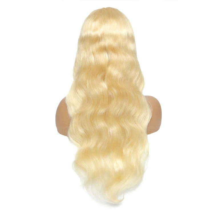 Benita Hair Blonde Color 613#  Straight Hair 5*5 Transparent Swiss Lace Closure Wigs