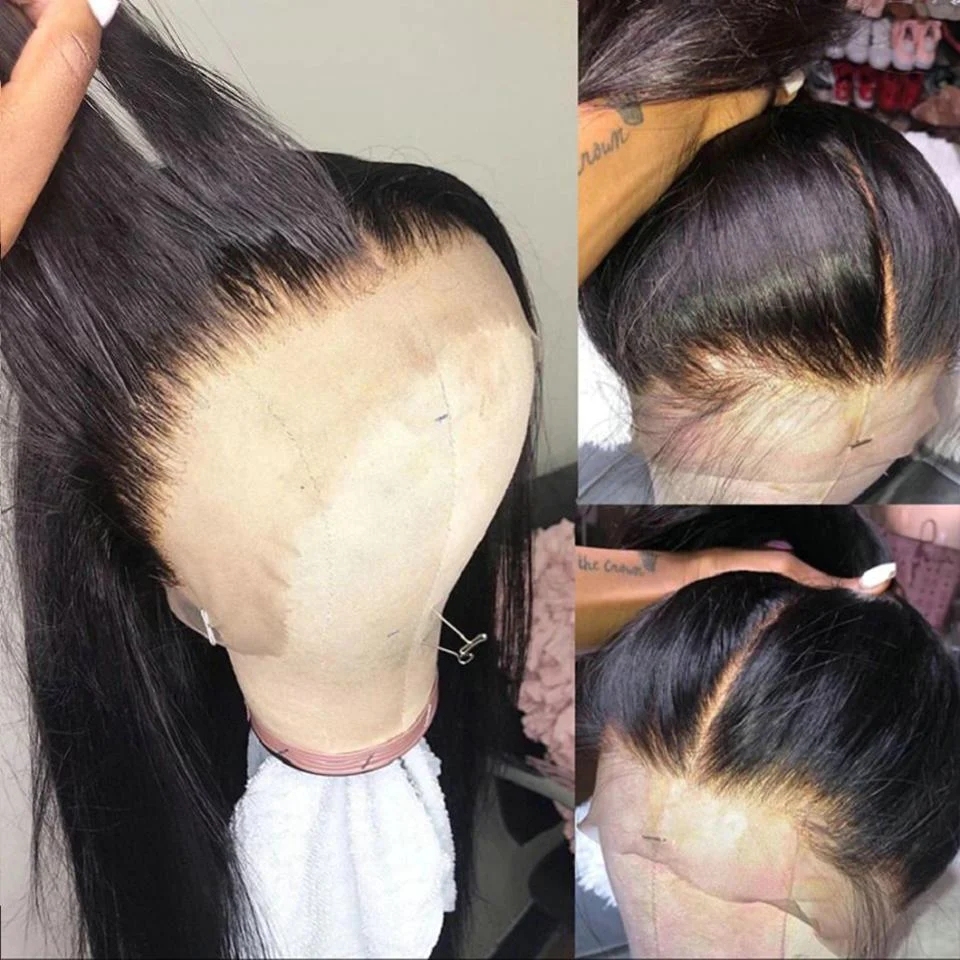 Benita Layered Edge Verisimilar Pre-plucked Hairline 13x4 Human Hair Straight HD Clear Lace Front Wig