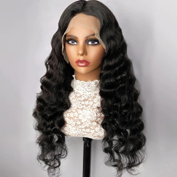 Benita Hair Body Wave Hair Pre-plucked Hairline Big Size Full Lace Frontal 13x4 Human Hair Wig Transparent and HD Clear Lace Front Hair Wigs in 180% 200% 250% Density